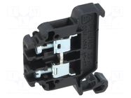 Splice terminal: rail; 32A; 690V; screw terminal; black; polyamide POKÓJ