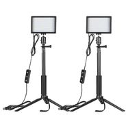 Kit Neewer ZC-10S two lamps LED + filters + tripods, Neewer