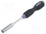 Screwdriver; 6-angles socket; Blade length: 125mm BAHCO