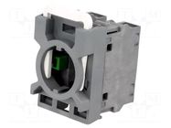 Contact block; 22mm; front fixing; Contacts: NO ABB