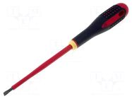 Screwdriver; insulated; slot; 5.5x1mm; Blade length: 125mm; 1kVAC BAHCO