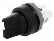 Switch: rotary; 22mm; Stabl.pos: 2; black; none; IP66; prominent ABB