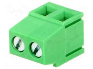 Connector: PCB terminal block; terminal; 17.5A; 250V; angled 90° ADAM TECH
