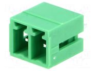 Connector: pluggable terminal block; socket; male; 8A; 300V; PIN: 2 ADAM TECH