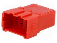 Connector: wire-wire; tachograph; plug; male; Junior Timer; PIN: 8 TE Connectivity