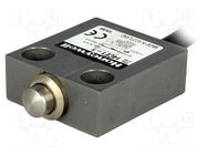 Limit switch; pin plunger Ø10mm; SPDT; 5A; max.240VAC; max.28VDC HONEYWELL
