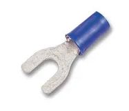 CRIMP TERMINAL, SPADE, 3MM, BLUE