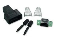 SOCKET & BACKSHELL, D, 9WAY
