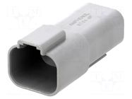 Connector: wire-wire; terminals, size 16; plug; male; AT; PIN: 4 AMPHENOL