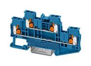 TERMINAL BLOCK, DIN RAIL, 4POS, 12AWG