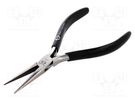 Pliers; precision,straight,half-rounded nose; 150mm C.K