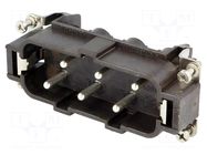 Connector: HDC; contact insert; male; CP RY; PIN: 6; 35A; 600V; 6+PE ILME