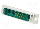 Special D-Sub; PIN: 13(3+10); plug; male; for cable; soldering CONEC