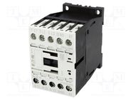 Contactor: 3-pole; NO x3; Auxiliary contacts: NO; 24VAC; 7A; DILM7 EATON ELECTRIC