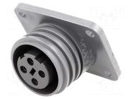 Connector: circular; socket; female; PIN: 4; 18A; 600V; EXPlora; IP68 BULGIN