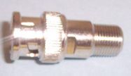 RF COAX ADAPTOR, BNC PLUG-F JACK