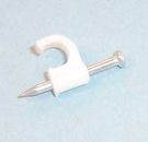 CABLE CLIP, POLYETHYLENE, 4MM, WHITE