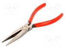 Pliers; half-rounded nose,elongated; 160mm KNIPEX