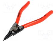 Pliers; for circlip; external; 3÷10mm; Pliers len: 140mm; straight KNIPEX