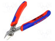 Pliers; side,cutting,precision; 125mm; without chamfer KNIPEX