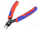 Pliers; side,cutting,precision; with spring; 125mm KNIPEX