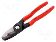 Pliers; with double blade; 200mm KNIPEX