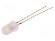 LED; red/white; 5mm; bicolour,blinking; 30°; 3÷4.5VDC; 20mA OPTOSUPPLY