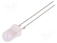 LED; 5mm; blue/yellow; bicolour,blinking; 30°; 20mA; Front: convex OPTOSUPPLY