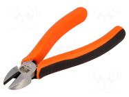 Pliers; side,cutting; ergonomic two-component handles; 160mm BAHCO