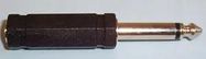 ADAPTER, 6.35MM MONO PLUG-STEREO RCPT