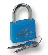 BLUE LOCK-OUT PADLOCK