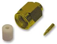 RF CONN, SMA PLUG, 50 OHM, SOLDER