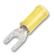 CRIMP TERMINAL, SPADE, 3MM, YELLOW