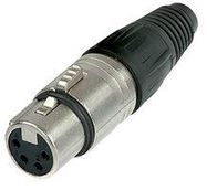 SOCKET, XLR, FREE, 4POLE