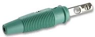 PLUG, 4MM, GREEN, PK5, SEP