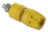 SOCKET, 4MM, YELLOW, PK5, MLS