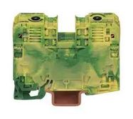 TERMINAL BLOCK, DIN RAIL, 2POS, 2AWG