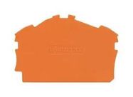 END AND INTERMEDIATE PLATE, RAIL, ORANGE