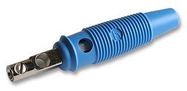 PLUG, 4MM, BLUE, PK5, SEB