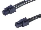 CABLE ASSY, 4P, RCPT-RCPT, 300MM