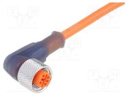 Connection lead; M12; PIN: 3; straight; 2m; plug; 30VAC; 4A; -25÷80°C LUMBERG AUTOMATION