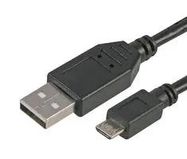 USB CABLE, 2.0, A PLUG-MICRO PLUG, 1.83M