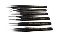 TWEEZER SET, 6PC, STAINLESS STEEL