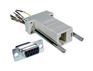 D SUB ADAPTER, JACK-JACK, 9-8POS