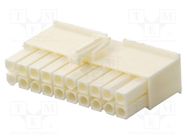 Connector: wire-wire; plug; female; PIN: 20; 600V; for cable; 4.14mm TE Connectivity