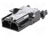 Plug; wire-wire/PCB; male; Mini-Fit Sr; 10mm; PIN: 2; for cable MOLEX