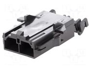 Connector: wire-wire/PCB; plug; male; PIN: 2; Mini-Fit Sr; 600V MOLEX