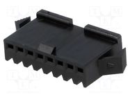 Connector: wire-wire; plug; female; NPP; 2.5mm; PIN: 8; w/o contacts 