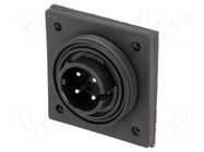 Connector: circular; socket; male; PIN: 4; 10A; 250V; IP68; UL94V-0 BULGIN