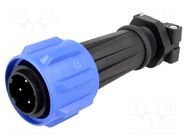 Connector: circular; plug; male; PIN: 4; 32A; 600V; Buccaneer 900 BULGIN